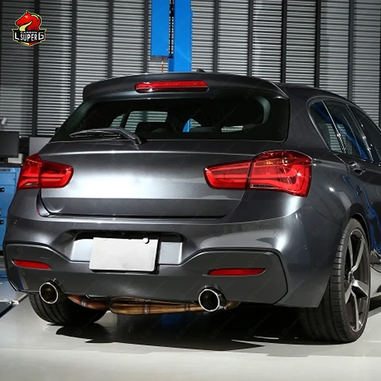 Hot 3D Style Real Carbon Fiber Roof Spoiler for BMW 1 Series hactback F20 116i 118i 120i 125i 2011-2018 Rear Wing