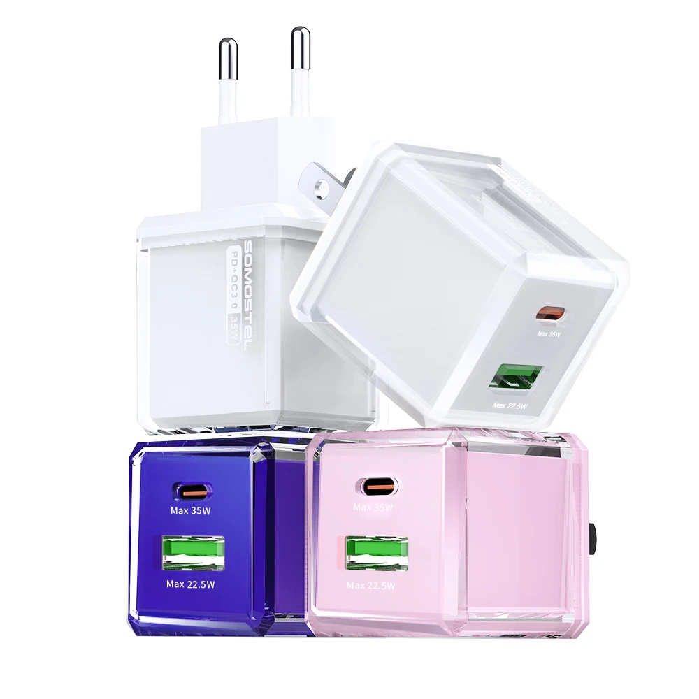 Зарядное устройство SMS-Q33 iphone/Android с двумя портами