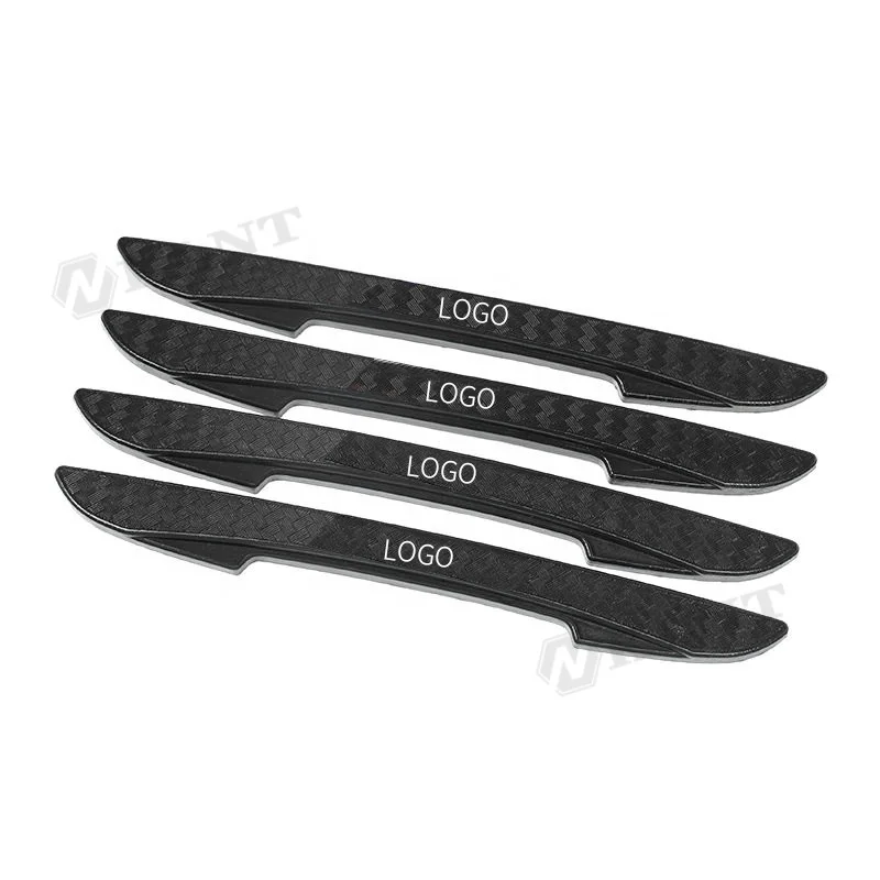 Factory Custom Logo 4pcs Universal PVC Anti-scratch Protection Car Door Handle Protection Sticker