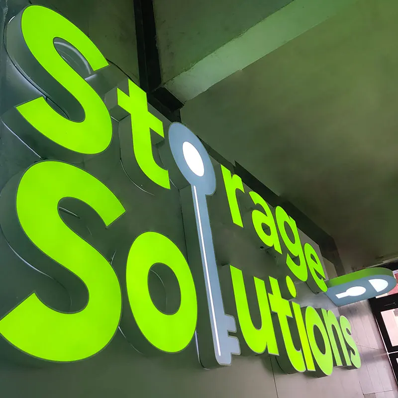 Outdoor Advertising Storefront Logo Led Acrylic Light Channel Letters Sign Board Outdoor 3D Acrylic Frontlit Led Tattoo Signage