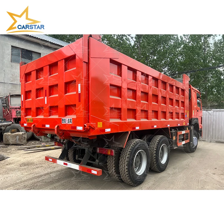 China Made Second-Hand New Left Hand Drive HOWO 8 Wheel Dump Truck Dredging Mining Truck 15 Tons Second-Hand Truck 6*4 Wheel Dum