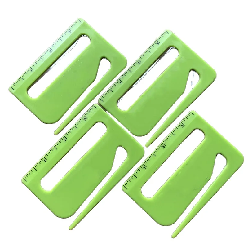 Открывалки для букв с логотипом на заказ, с увеличительным стеклом и линейкой, пластиковый режущий станок для конверта, лезвие для бритвы, нож для бумаги с открытыми буквами