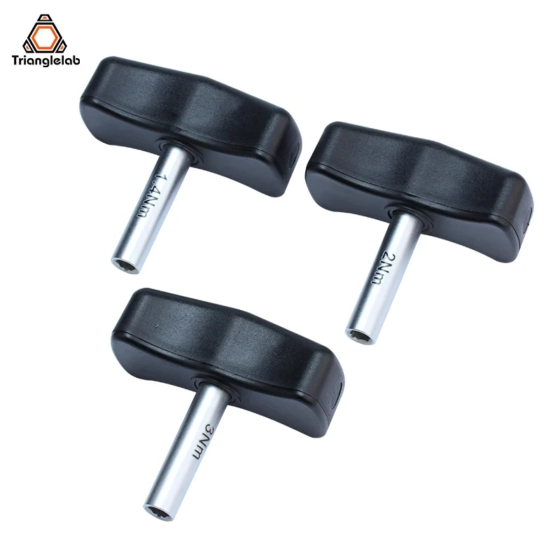 Trianglelab Preset Torque Wrench 1.4/2/3N Safe and fast HEX SOCKET TORQUE WRENCH -7MM 8MM for 3D Printer Nozzle V6 volcano MK8