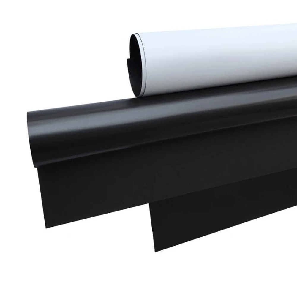 Magnets With China Low Price High Quality Magnetic Foil Sheet Flexible Rubber Magnet Roll With White PVC