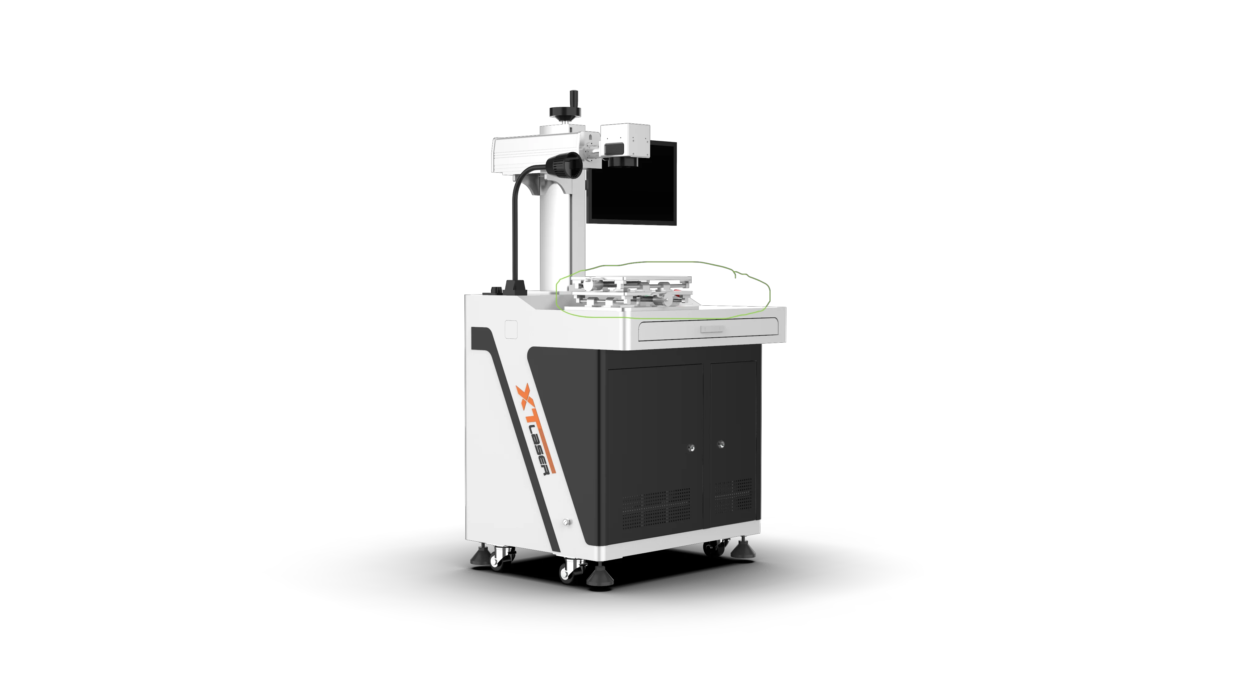 Fiber Laser Marking Machine for Advertising Company 30W 50W 100W Models for Sale