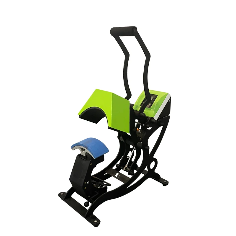 Factory price Baseball hat heat press transfer printing machine digital temperature display 4 moulds cap press machine