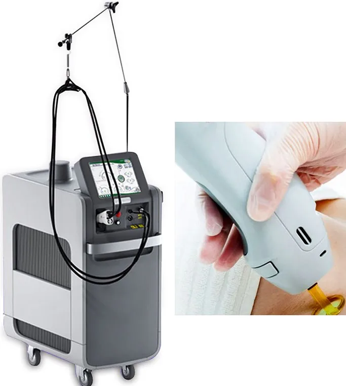Picosecond Laser Remove the tattoo 755 + 1064 NM  Dual Wavelength Laser Hair Removal Alexandrite Laser/long pulse nd Yag Machine