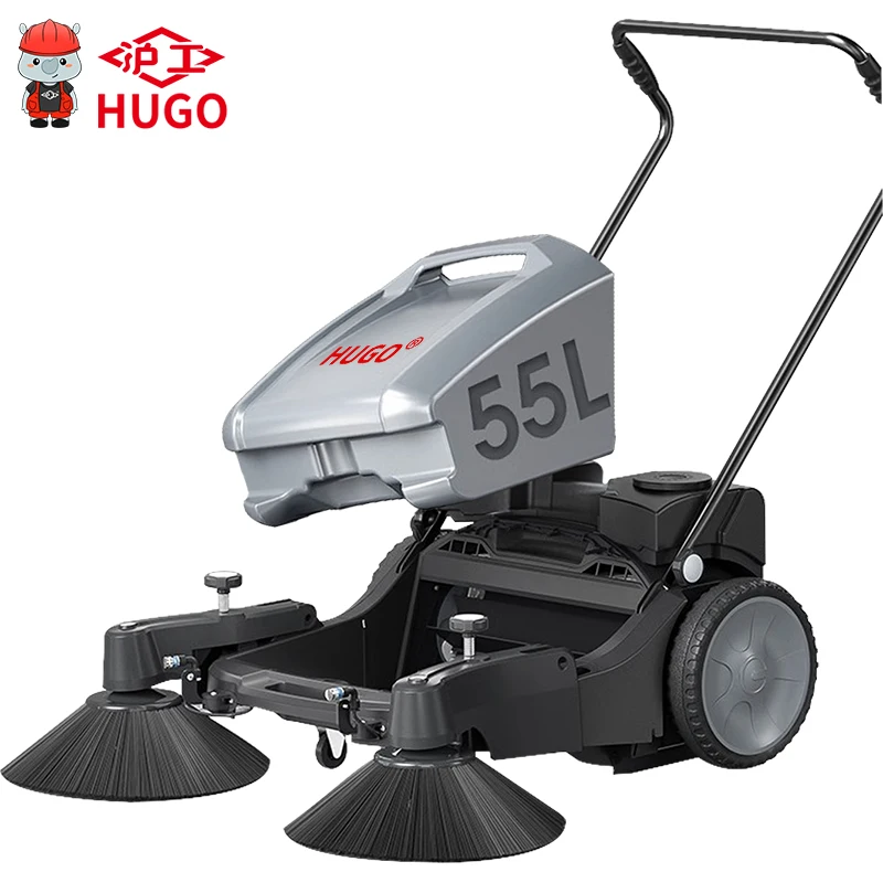 rotary broom water tank street sweeper electric power brush sweeper