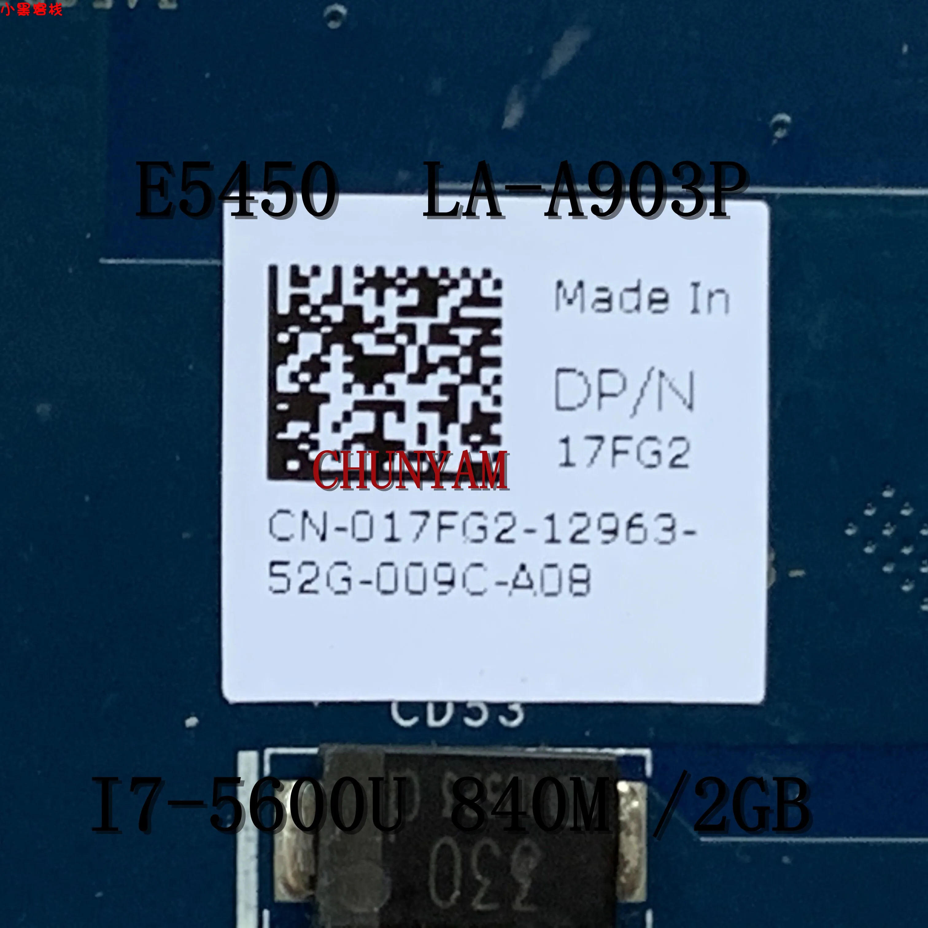 Wholesale ZAM71 LA-A903P w/ i7-5600u 840M 2GB For Latitude E5450 Laptop Notebook Motherboard CN-07FG2 7FG2 Fully Tested