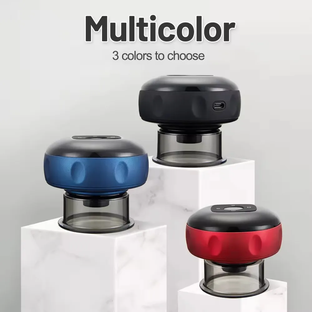 Intelligent Electric Cupping Device Whole Body Dredging Hot Compress Scrapping Meridian Brush Cross-Border Household Appliances