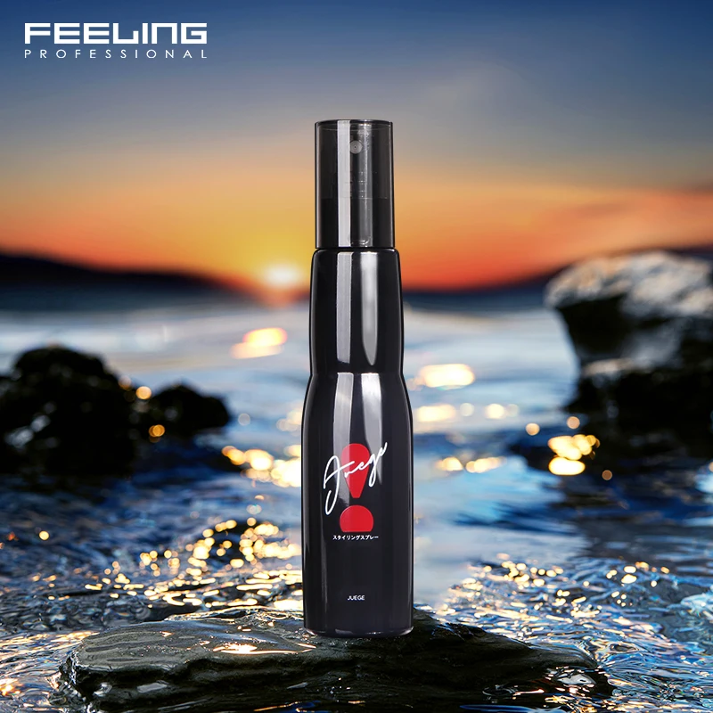 Factory wholesale 150ml Private Label Organic Smooth And Soften Long Lasting Strong Hold Curly Hair Styling Sea Salt Hair Spray