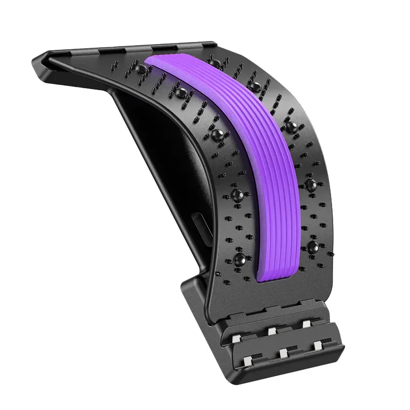 Lumbar Bone Brace Device Arched Therapy Massager Lower Back Cracker Stretcher