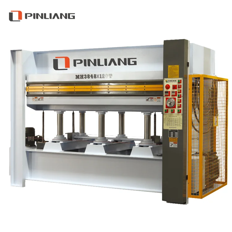 High quality Woodworking Machinery Hydraulic Hot Press Machine/Heat Press Machine for Plywood and MDF Door (MH3848x120Tx3)