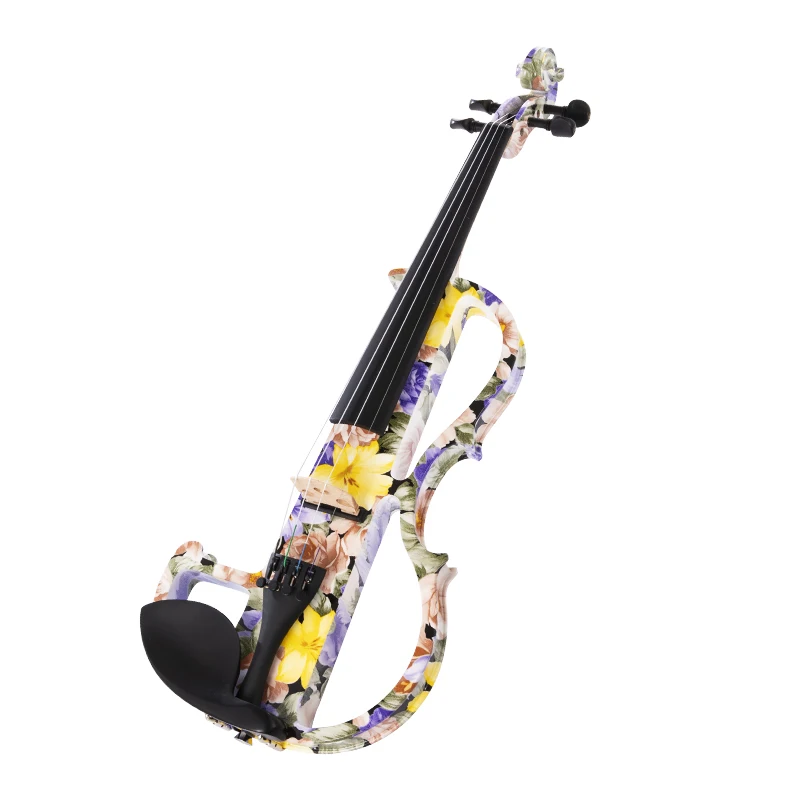 Высококлассная классическая деревянная профессиональная наклейка для подбородка, электрическая скрипка