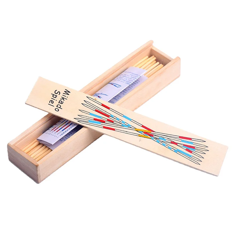 Wooden Classic Puzzle Game Adult Pick 31 Sticks Set Game Multiplayer Mikado Game
