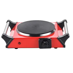 Tianma factory promoted single solid hot plate 1500W  with portable handle various color for option