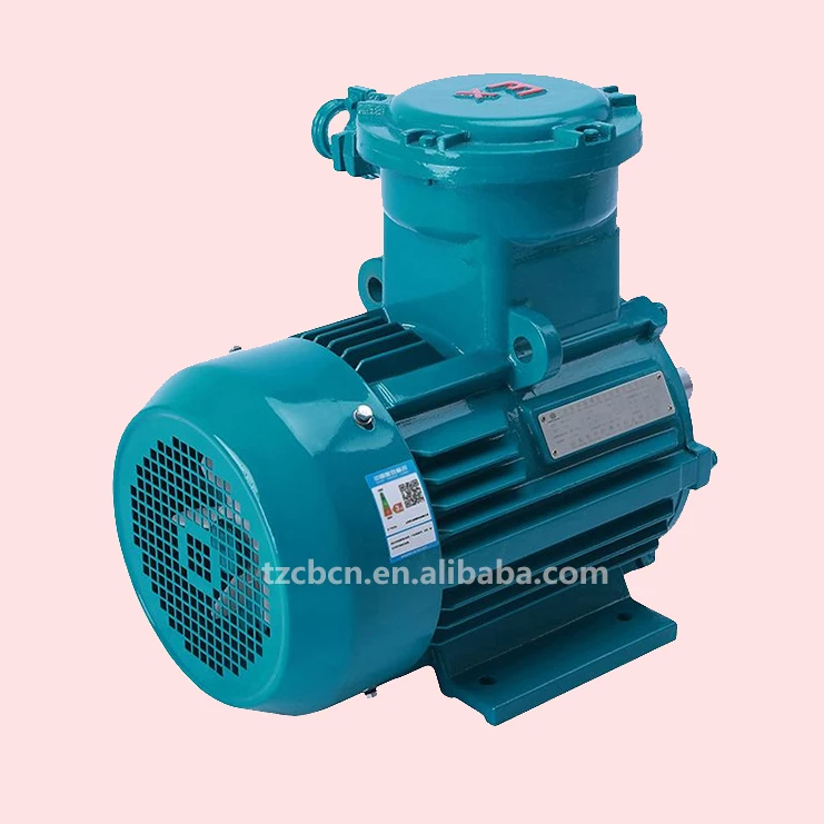 YB Series 4 Pole Asynchronous Motor 380v three-phase 7.5kw fire proof explosion proof AC electric motors