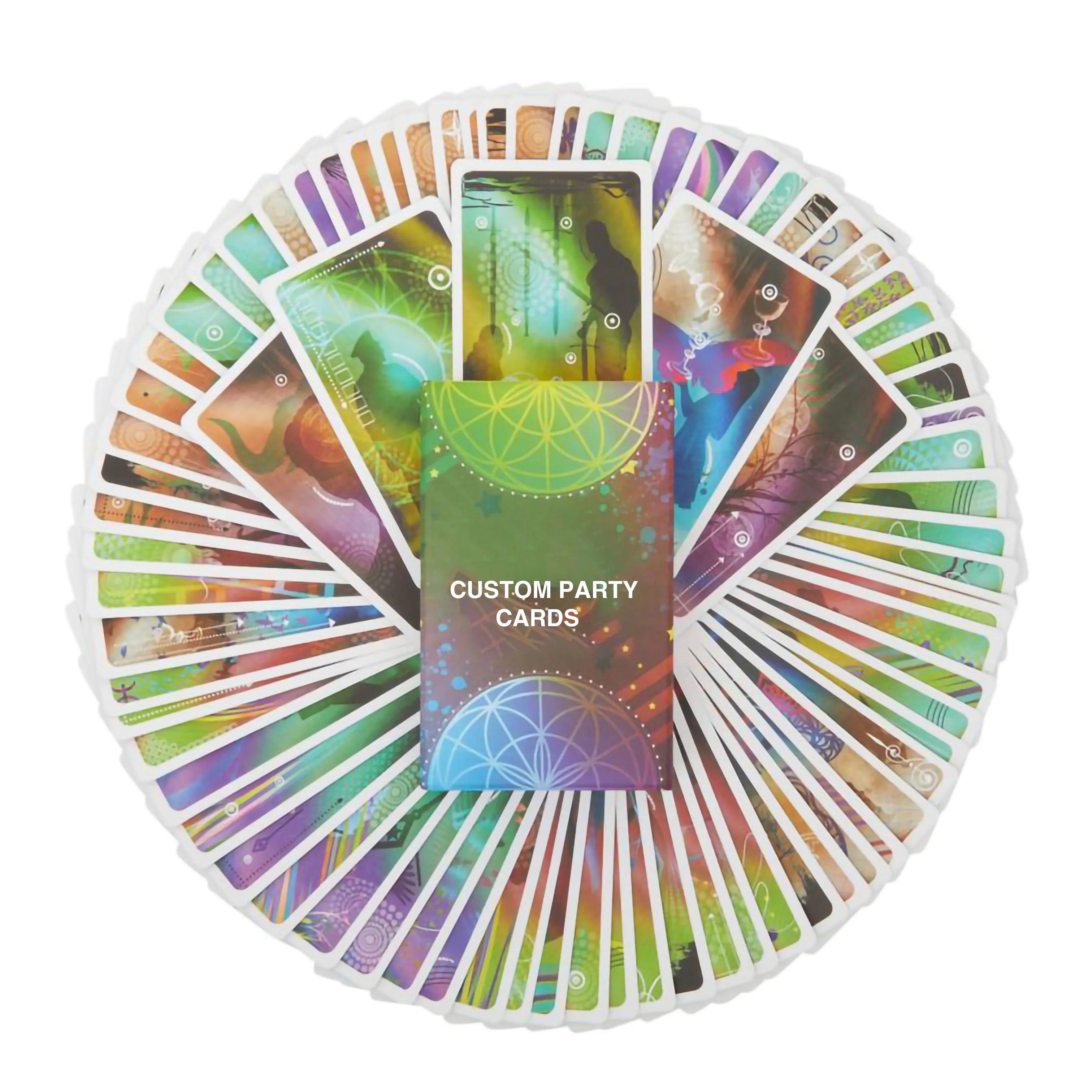 High Quality Customized Printable Paper Tarot Set Oracle Printing Games Card Deck Tarot 78 Card Deck and Guidebook (Cards)