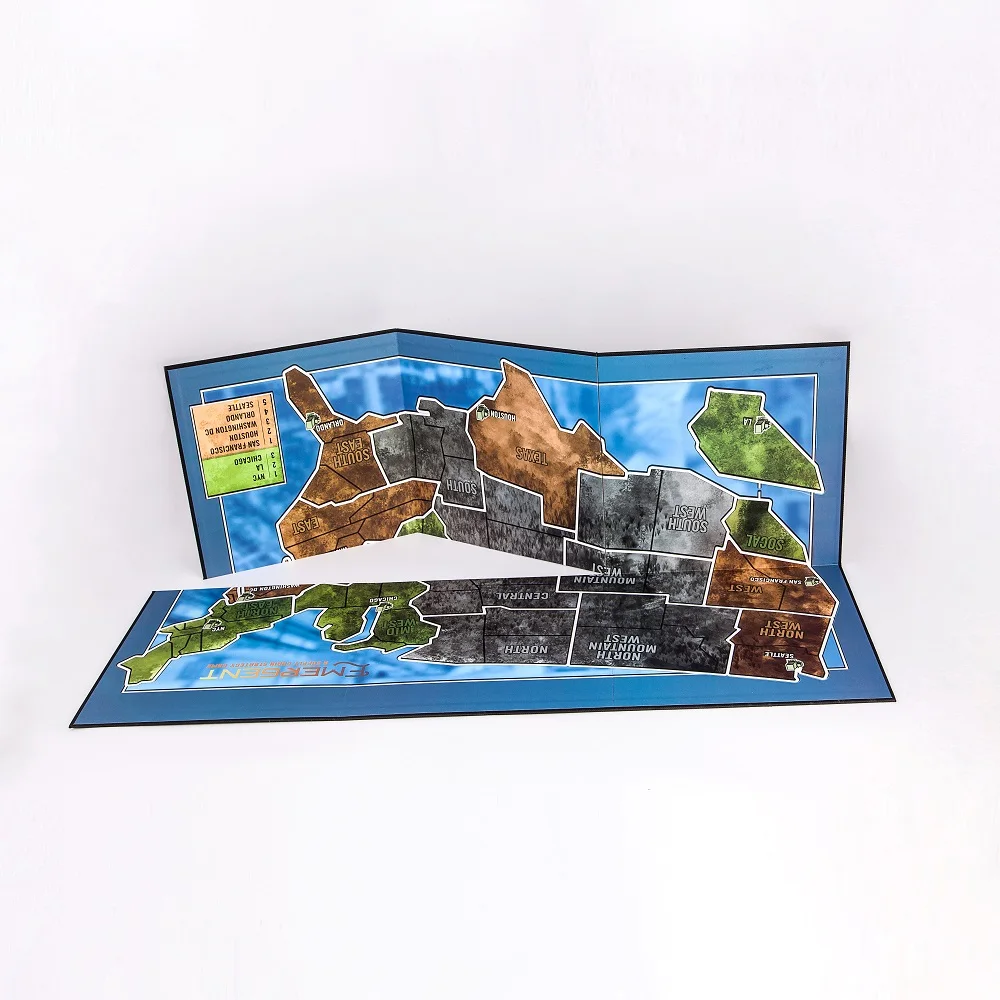 Custom Printing Sequence Scythe Travel Mysterium Strategy Mini Board Game OEM