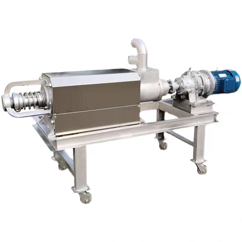 Livestock Manure Dehydrator Machine Animal Poultry Fowl Waste Dung Solid Liquid Extruder Dewatering Machine