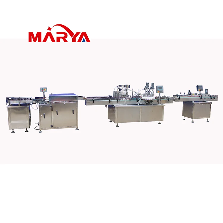 Marya  Aseptic Fully Automatic PLC Control Suspension Filling Machine Syrup Powder Filling Machine Manufacturers