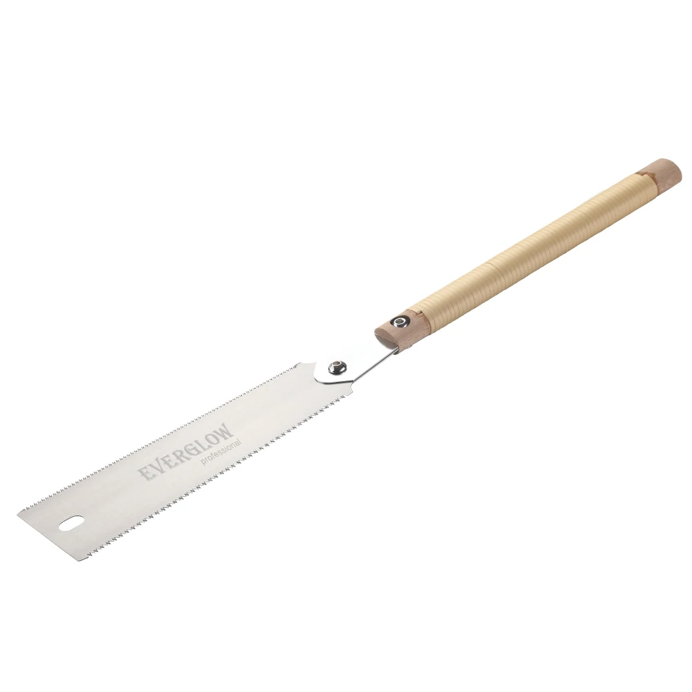 Flash cut Double edged sk5 curve japan saw Wood work Tool japanese pull saw with wooden & plastic rattan ryoba Japanese Hand saw