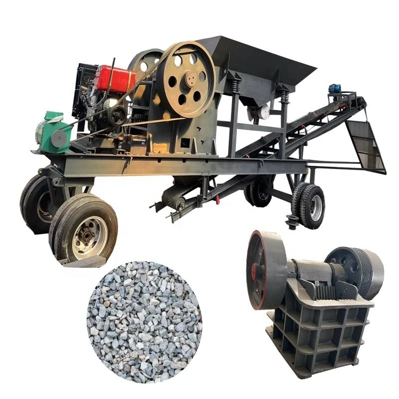Automatic Mobile Stone Crushing Machine Jaw Stone Crusher Craigslist in South Africa Crusher Plant Price