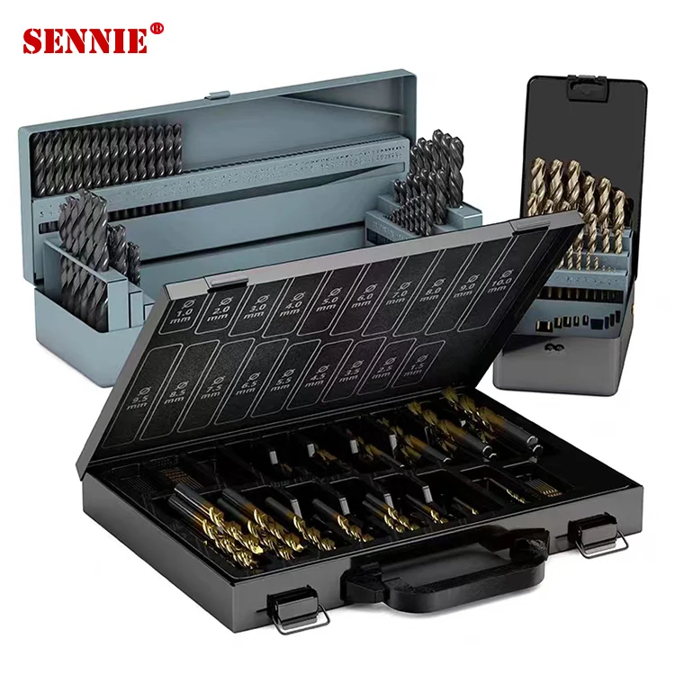 SENNIE HSS 4241 4341 6542(M2) M35 M42 Высокопрочное сверло из нержавеющей стали набор для сверления металла