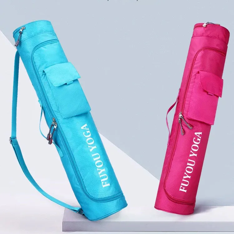 Ultralight Design 0.22kg Waterproof Yoga Mat Bags With Large Size Pocket And Zipper