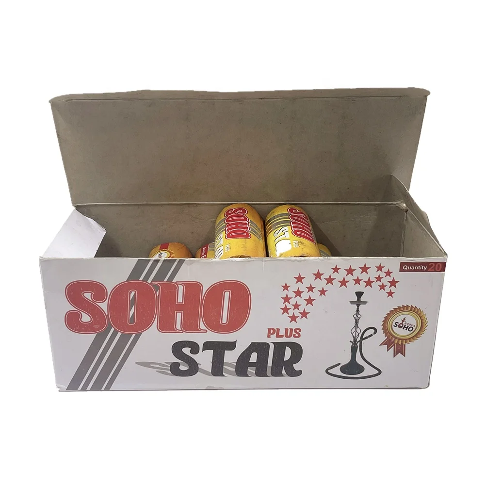 YKS 35mm star Israel hookah charcoal smokeless incens charcoal shisha coal