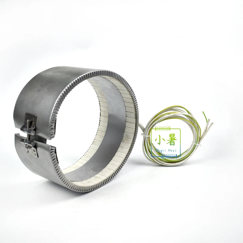 Slight heat high temperature extruder barrel stainless steel sheath ceramic band heater