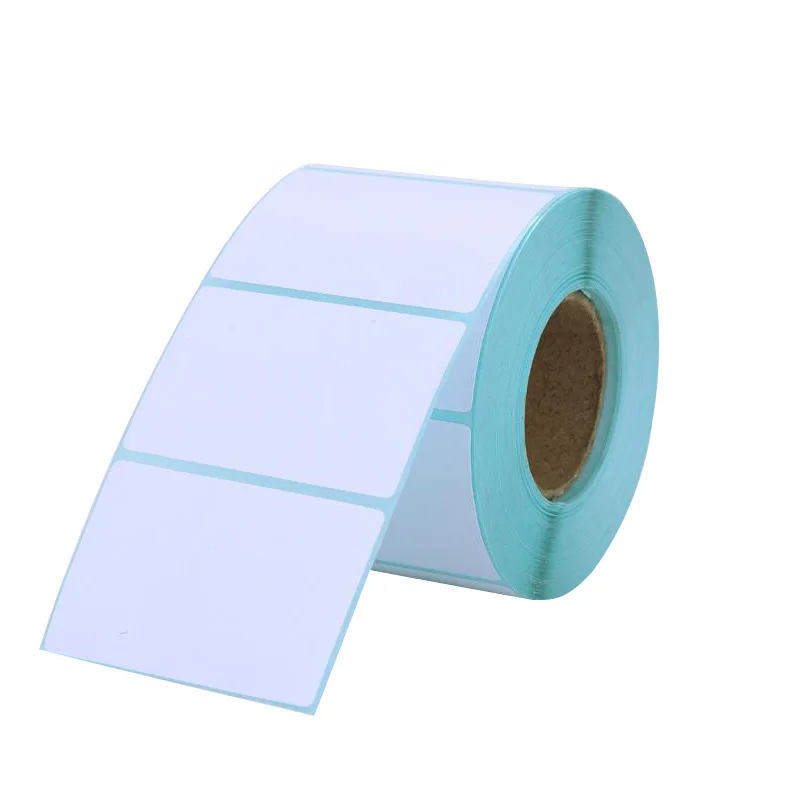 Blank White Shipping Thermal Transfer Labels Roll Adhesive Paper Thermal Label