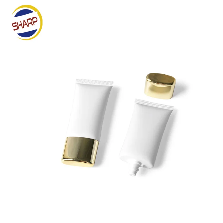 Professional Custom Flat PE Plastic Tube Packaging For Cosmetic Packaging