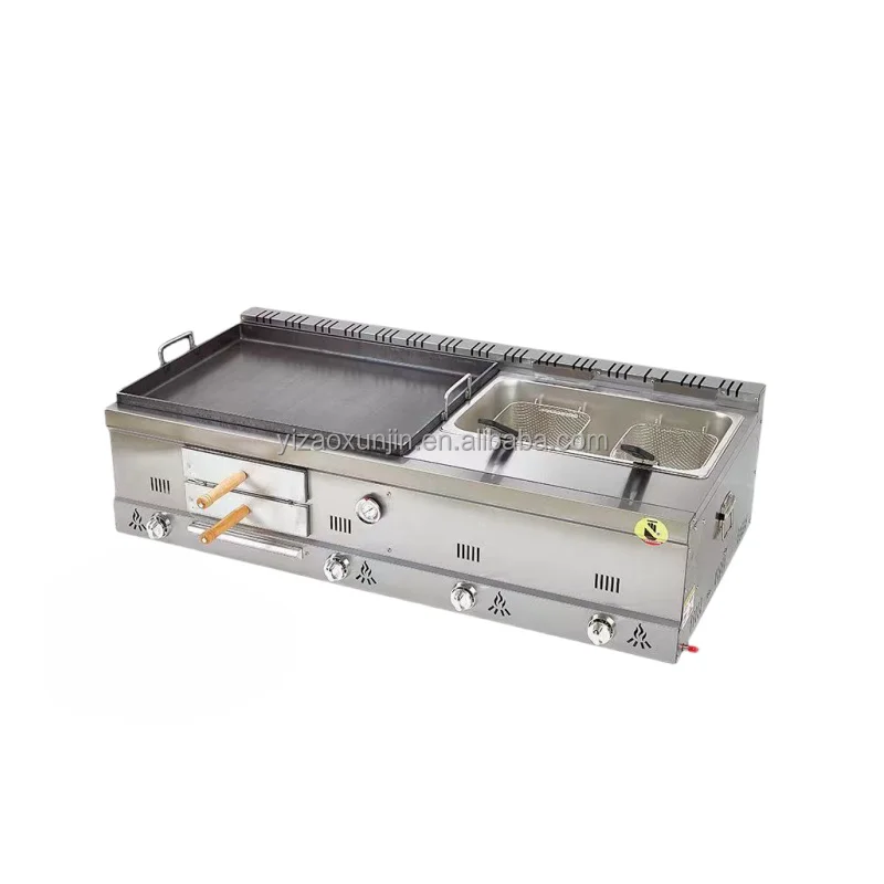 New type deep fried Japanese Potsticker making machine Chinese manufacturer deep fried dumplings machine stove