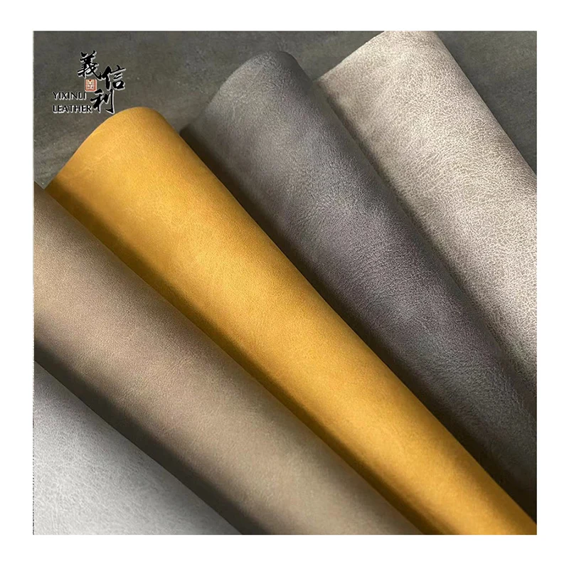 Leather Company Wholesale 1.0mm Leather Products Import Silicone Synthetic PU Pattern Low MOQ whole Sale Faux Designer LOGO
