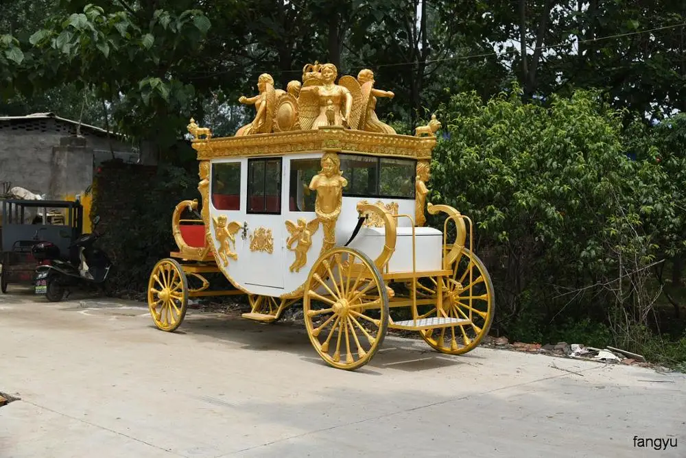 
Europe style the Golden Coach horse drawn carriage from Netherlands 