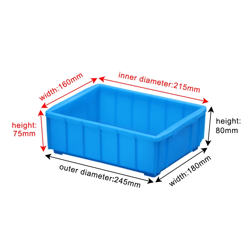 LK Various Models Collapsible Plastic Turnover Crate Multifunctional Parts Storage and Arrangement Box