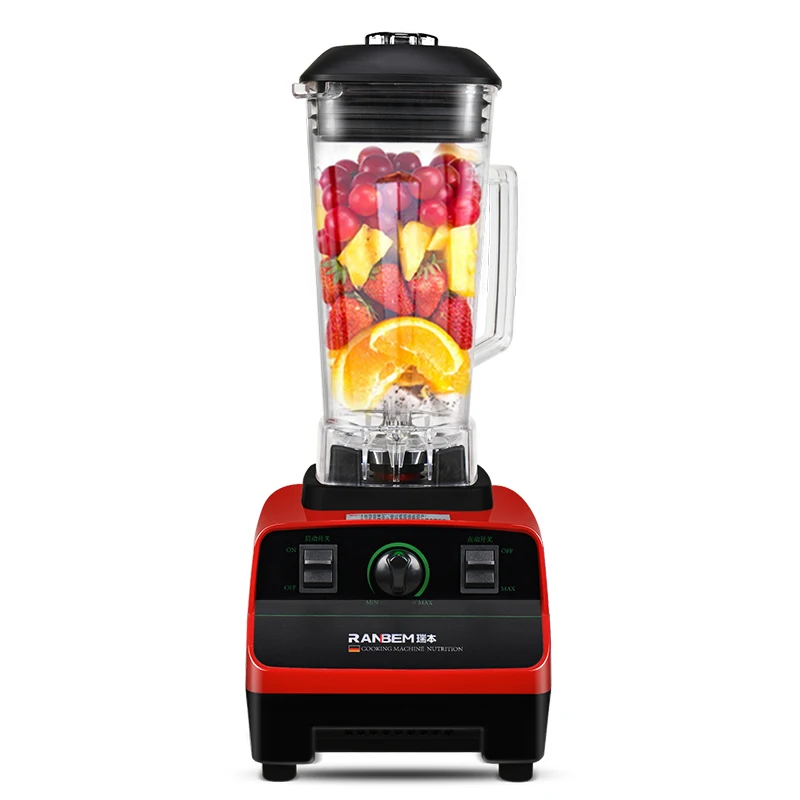 Portable Juice Blender 2 Speeds Plastic Cup Electric Juice Blender Smoothie Blender For Home