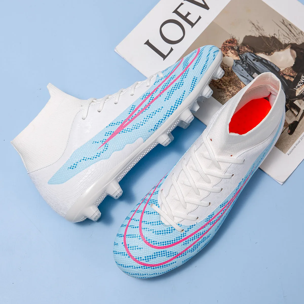 Manufacturer Customize Make Your Own Society Field ag hg football soccer shoes boots used in stock