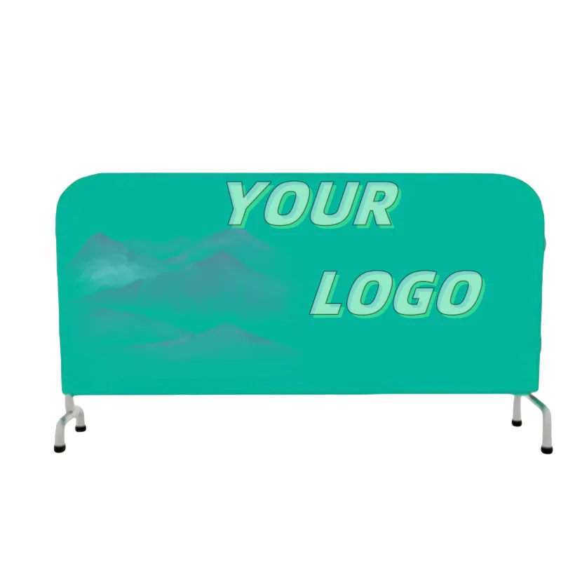 Panic Buying Fabric Printing Crowd Control  Pvc Vinyl Barrier Barricade Fence  Mesh Banner Cover