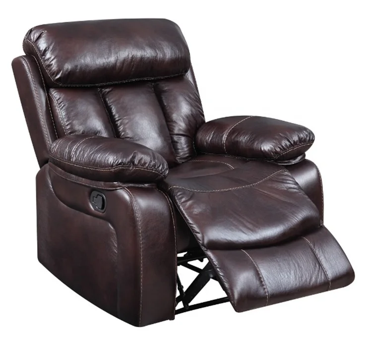 Wholesale Discount Office Furniture Custom Italy Black Modern Luxury Air Leather Recliner Sofa Chair Set