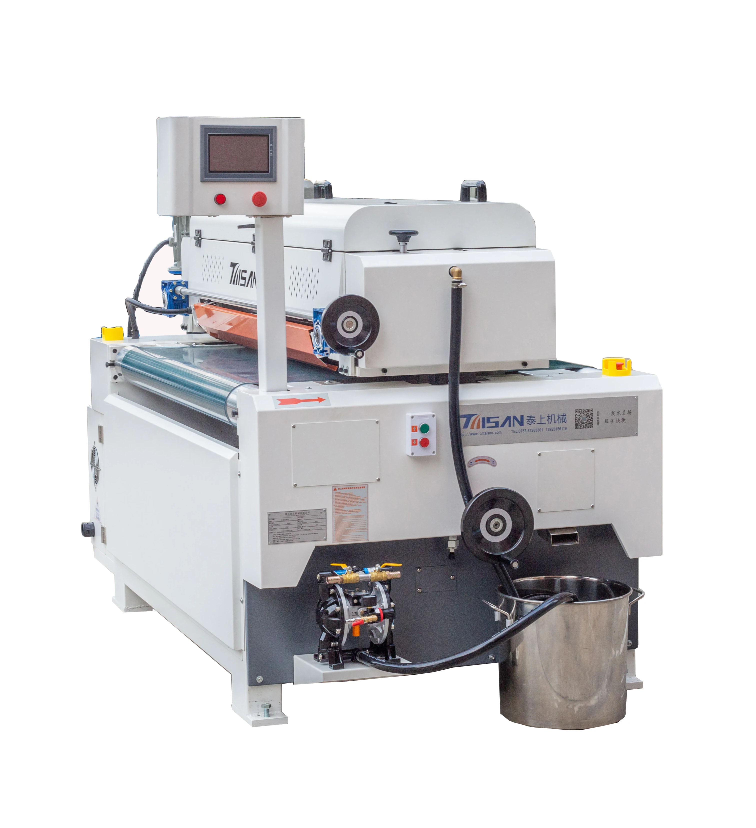 Single Roller Coater One Side Roller Coater Paint Applicator