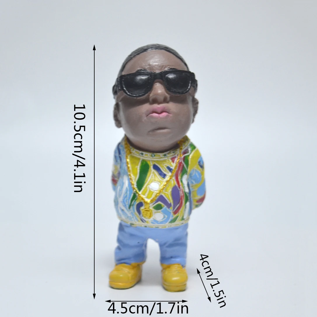 Fengzhi Factory Alkyne Legendary Modern Style Hip Hop Memorial Statue Fat Man Resin Craft Sculpture Decoration