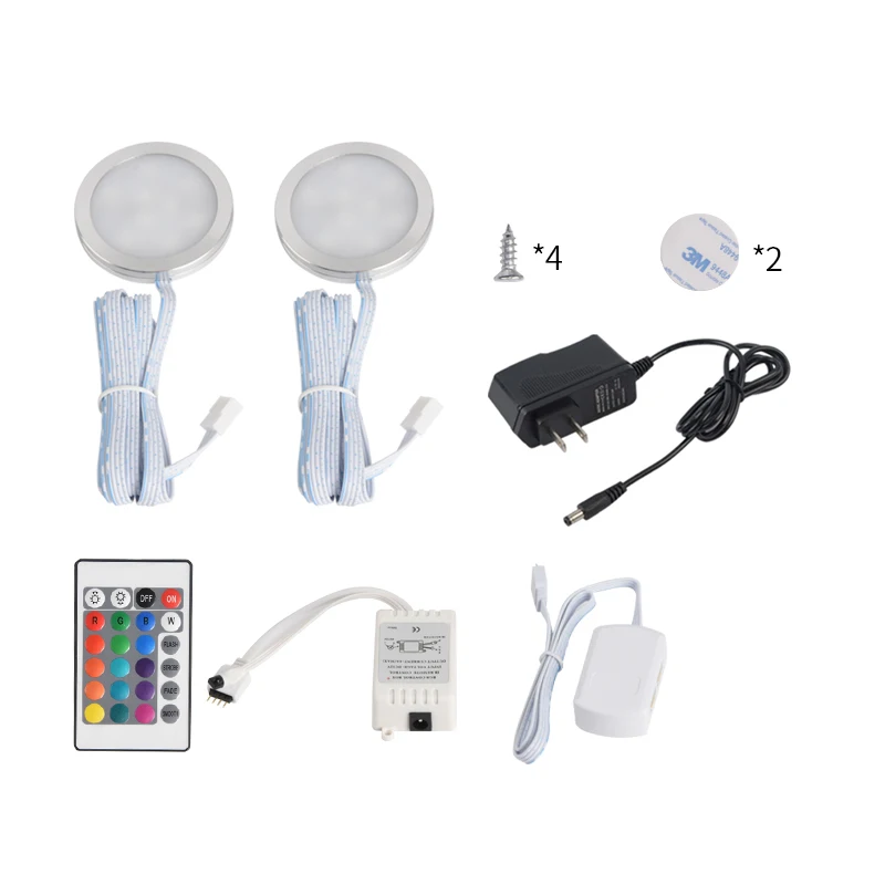 Wardrobe Products Hot Sales Rgb Puck Lighting Kit Closet Light Motion Sensor Led Lights For Home