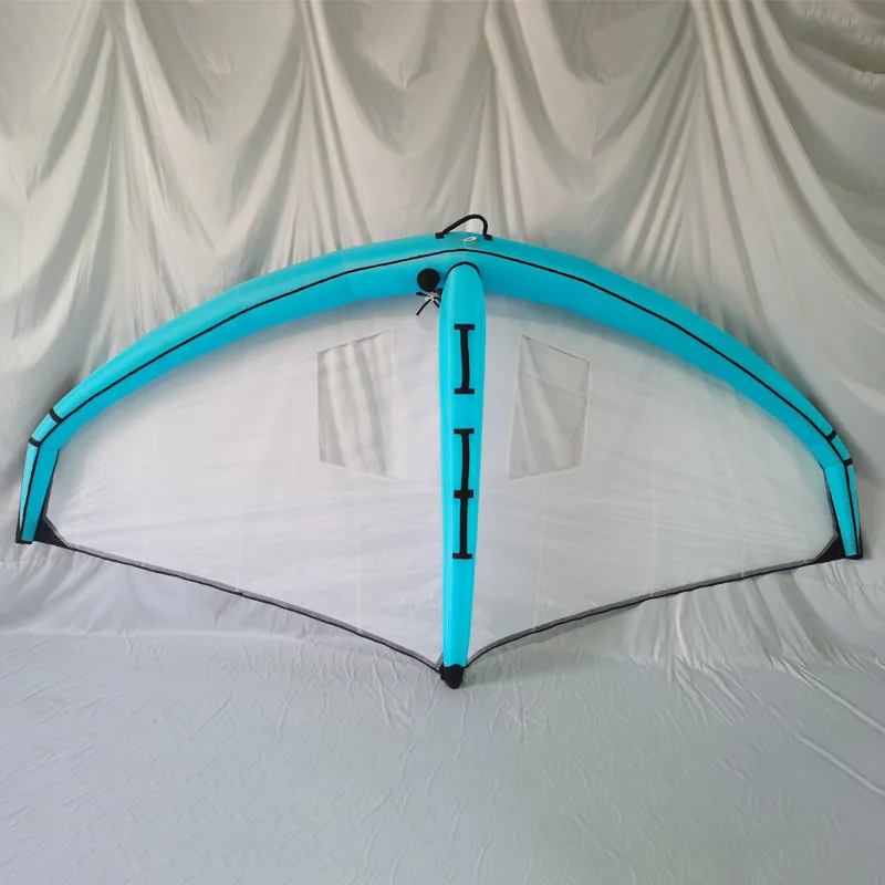 OEM Customized High Quality Carbon Fiber Hydrofoil Inflatable PVC Surfboard Three-Piece Wing Foil Set Oxford Fabric Surfing