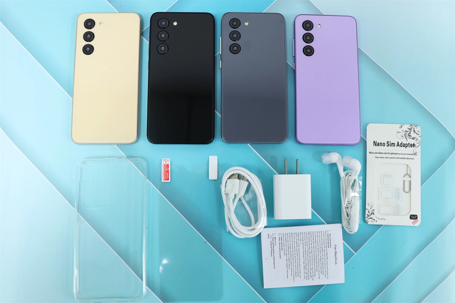 Charming S23 Ultra Original Smartphone Supports MP3&Face Recognition Smartphone Now Buy One Phone and Get One Earphone Free