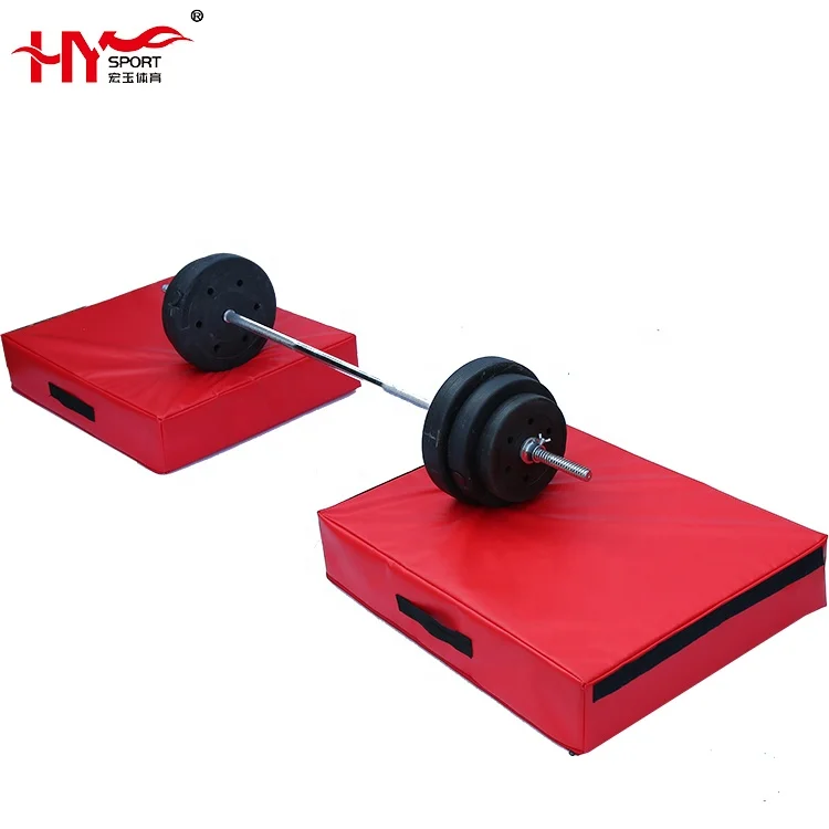 Professional Manufacturer Weightlifting Mat  Barbell Cushion Pad Barbell Silencer Drop Crash Pads