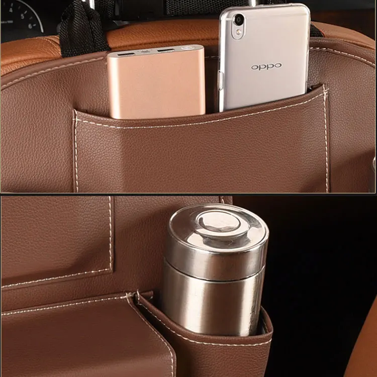 
Car Seat Back Storage Bag Hanging Bag Multifunctional Storage Box Car Dining Table Storage Bag Car Interior Decoration Supplies 