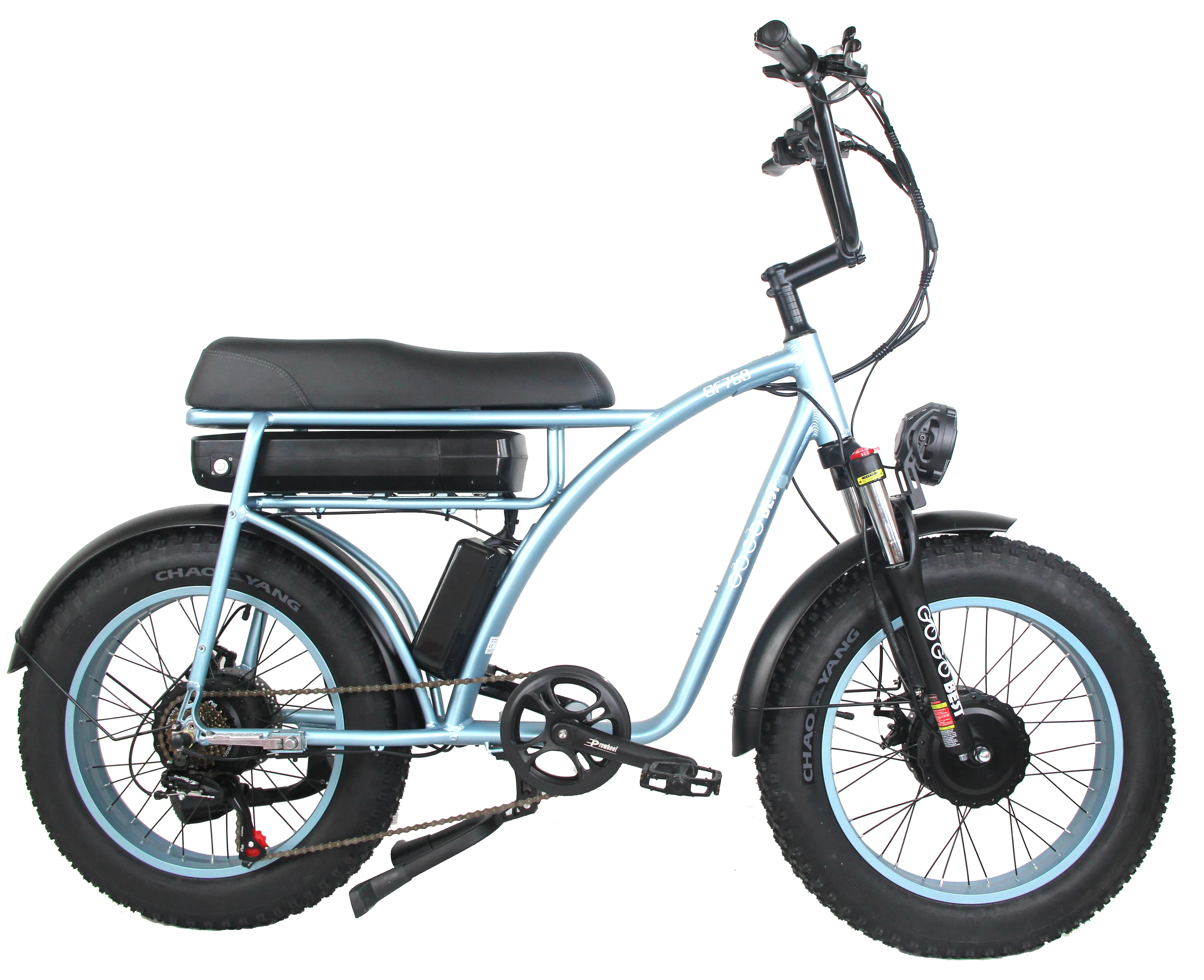 EU UK USA warehouse  GOGOBEST GF750 free shipping dual motor folding motorcycle batteries ebike electric bike