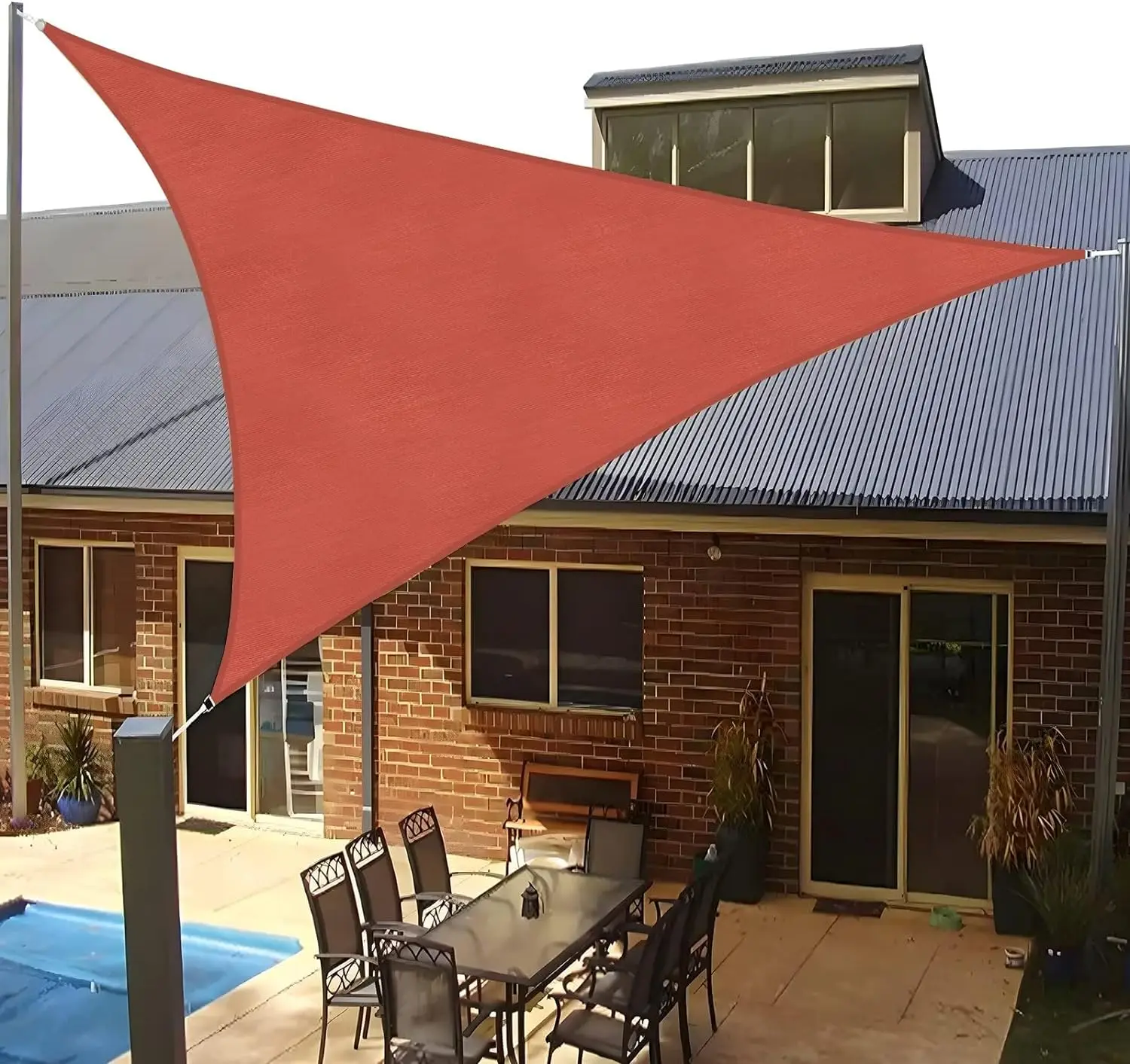 Factory Direct Sales Warranty Period Shade Sail Outdoor Summer Block Harmful Uv Rays Resist Heat Large Shade Sail